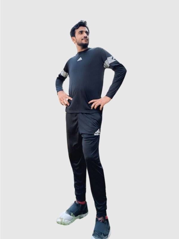 Adi Dry-Fit Track Suit (Black) - Image 2
