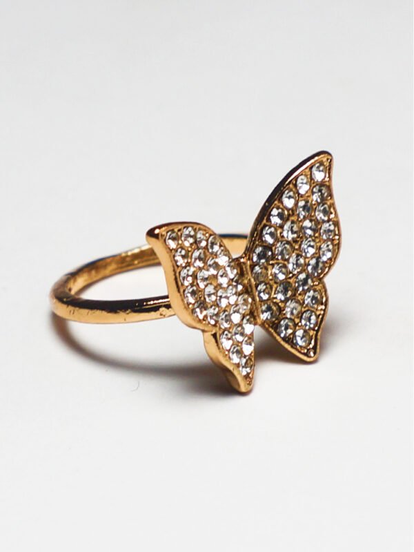 Golden Grace - Butterfly Ring