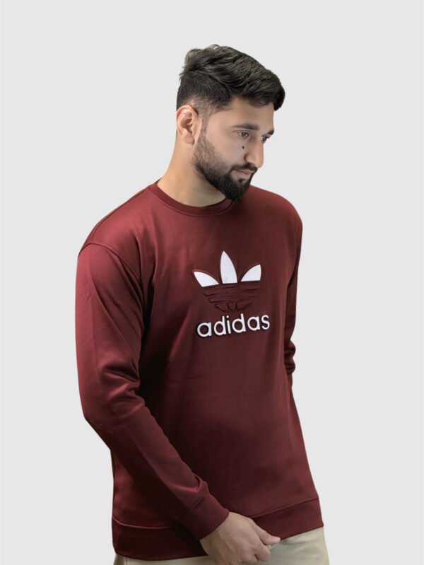 Adi Premium Sweatshirt (Maroon) - Image 2