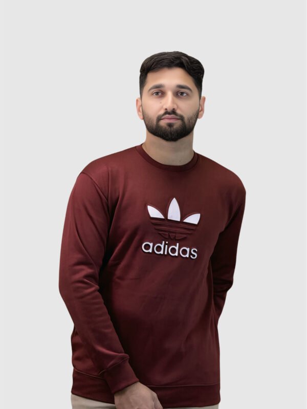 Adi Premium Sweatshirt (Maroon) - Image 3