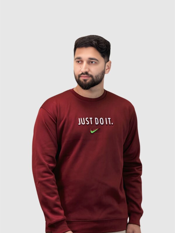 Nik Premium Sweatshirt (Maroon) - Image 8