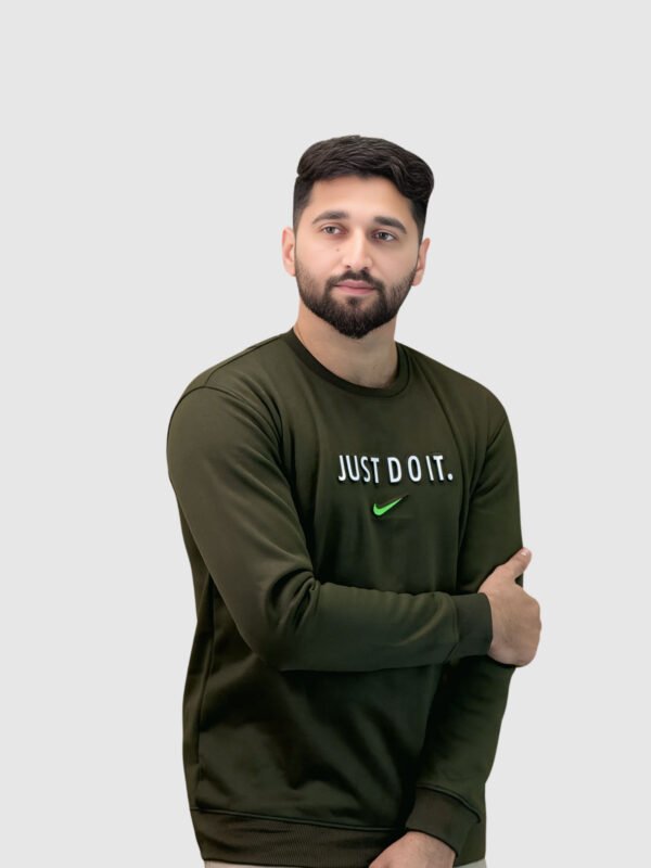 Nik Premium Sweatshirt (Olive Green)