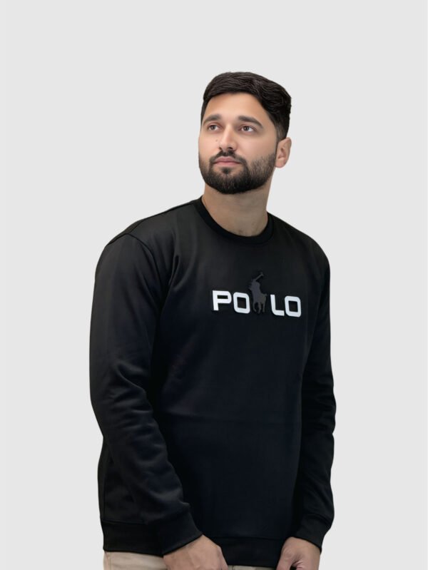 Polo Premium Sweatshirt (Black) - Image 5