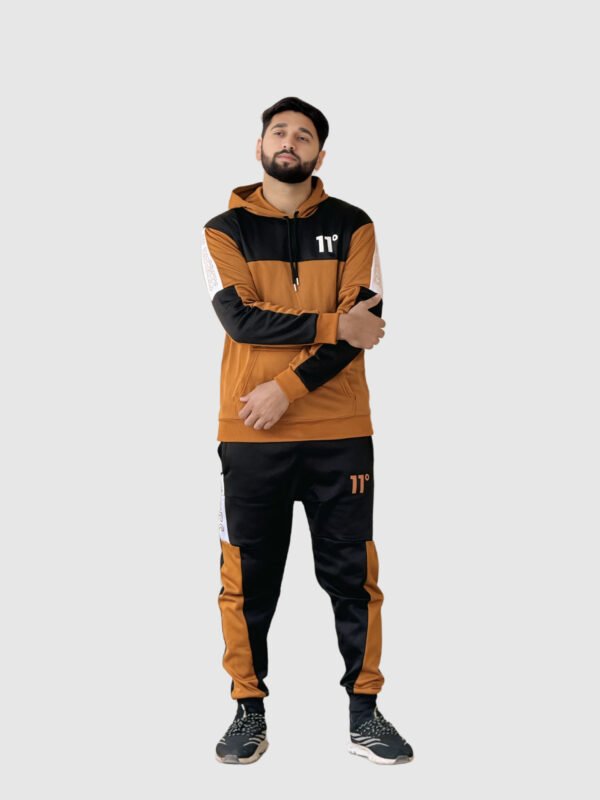 11 Degree Hoodie Set (Brown & Black)