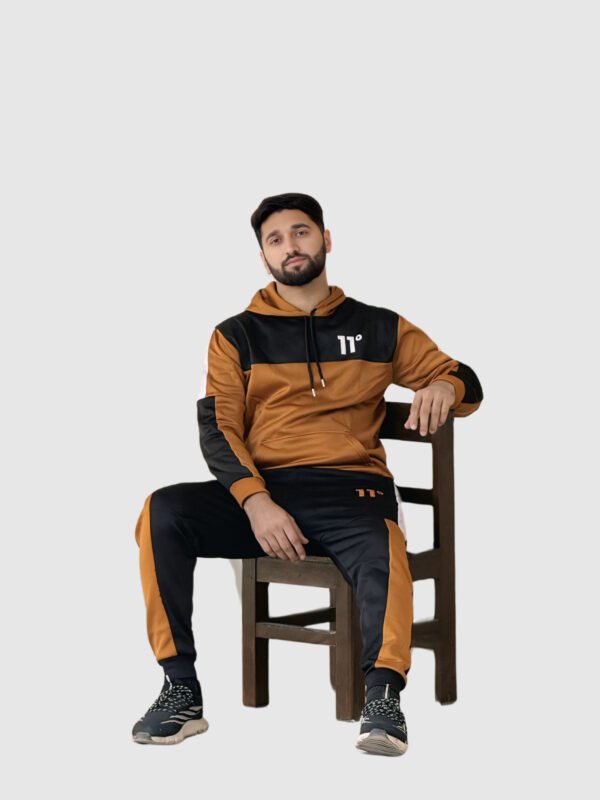 11 Degree Hoodie Set (Brown & Black) - Image 7