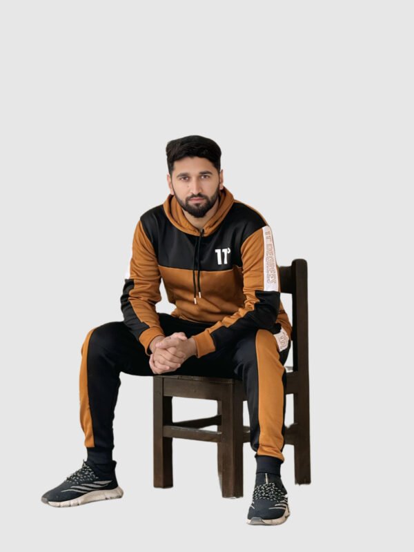 11 Degree Hoodie Set (Brown & Black) - Image 6