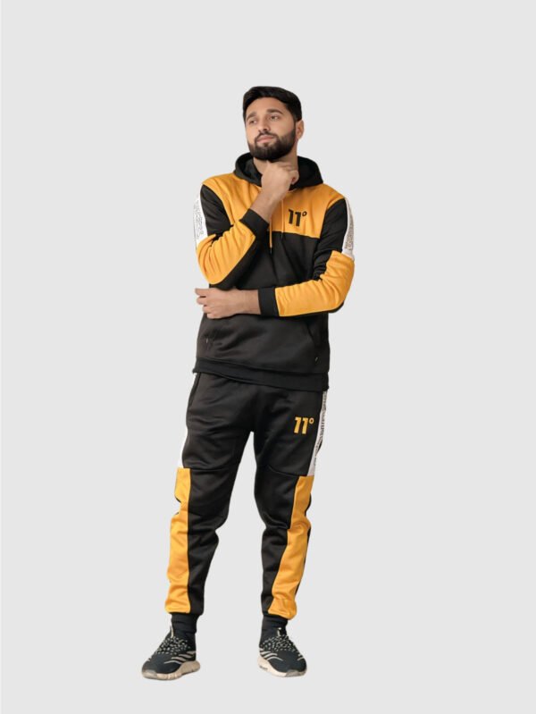 11 Degree Hoodie Set (Yellow & Black) - Image 2