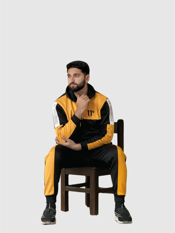 11 Degree Hoodie Set (Yellow & Black) - Image 6
