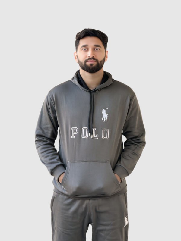 Polo Pullover Tracksuit (Gray)