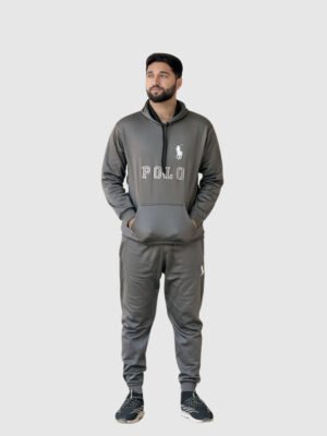 Polo Pullover Tracksuit (Gray)