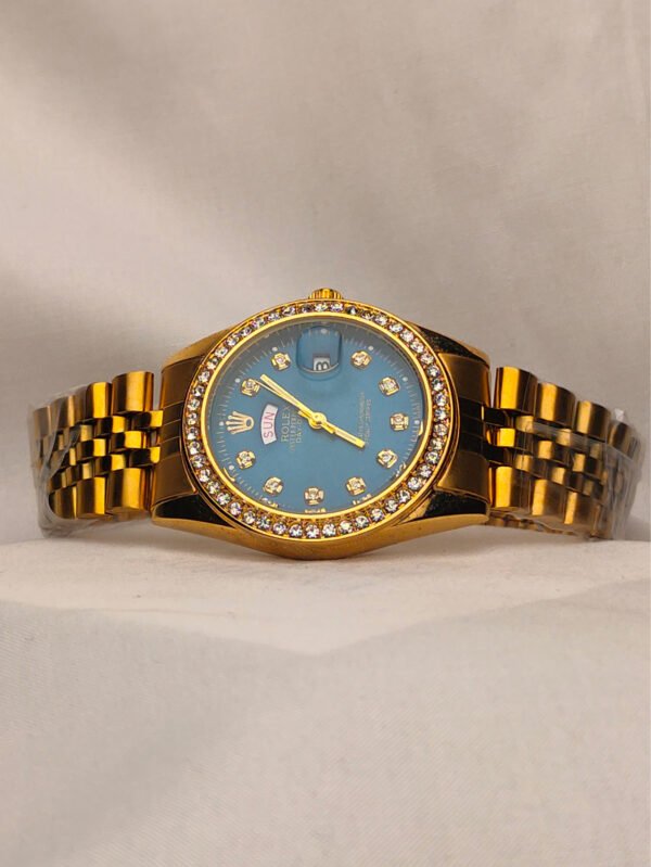RLX Oyster Perpetual Day-Date Blue Dial Watch - Image 2