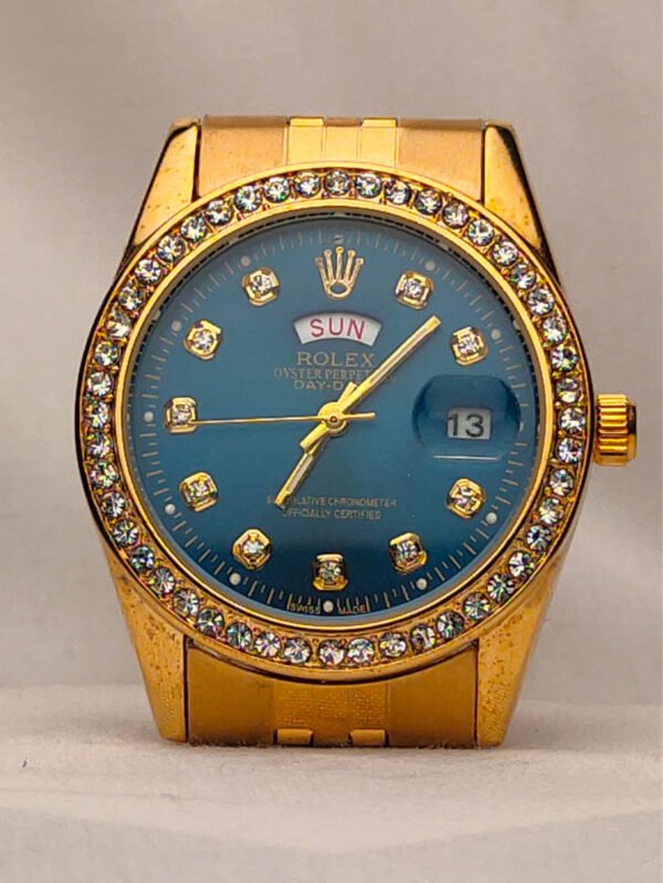 RLX Oyster Perpetual Day-Date Blue Dial Watch