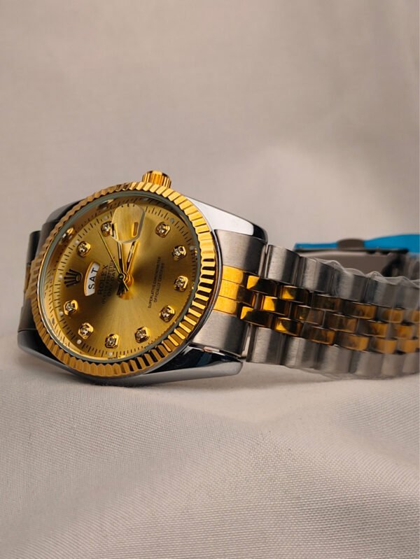 RLX Oyster Perpetual Day-Date Gold Watch - Image 3