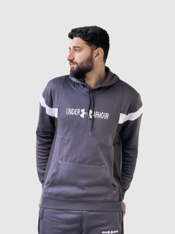 Under Armor Hoodie Tracksuit (Gray) - Image 2